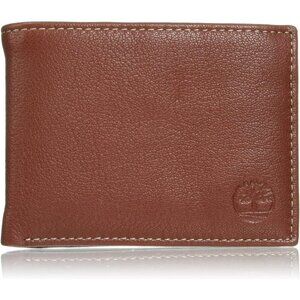 Men wallet Genuine Leather RFID Blocking Passcase Security Wallet Bi-Fold Wallet